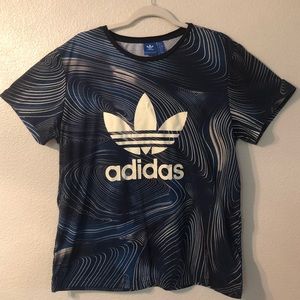 Blue Adidas t-shirt